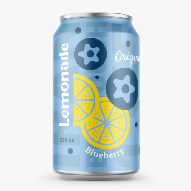 طراحی بسته بندی نوشیدنی لیموناد بلوبری بهنوش - استودیو برندینگ و خلاقیت نهاکی packaging design blueberry Lemonade behnoosh - nahaki design team